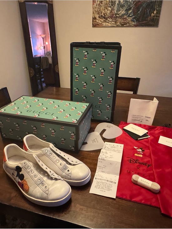 Gucci Shoes - Authentic Gucci x Disney Mickey Mouse Sneakers